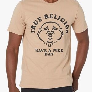 True Religion Men's Have a Nice Day T-Shirt SIze: Medium